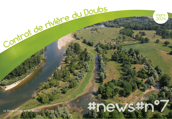 L’EPTB Saône et Doubs publie la newsletter 7 du contrat de rivière Doubs